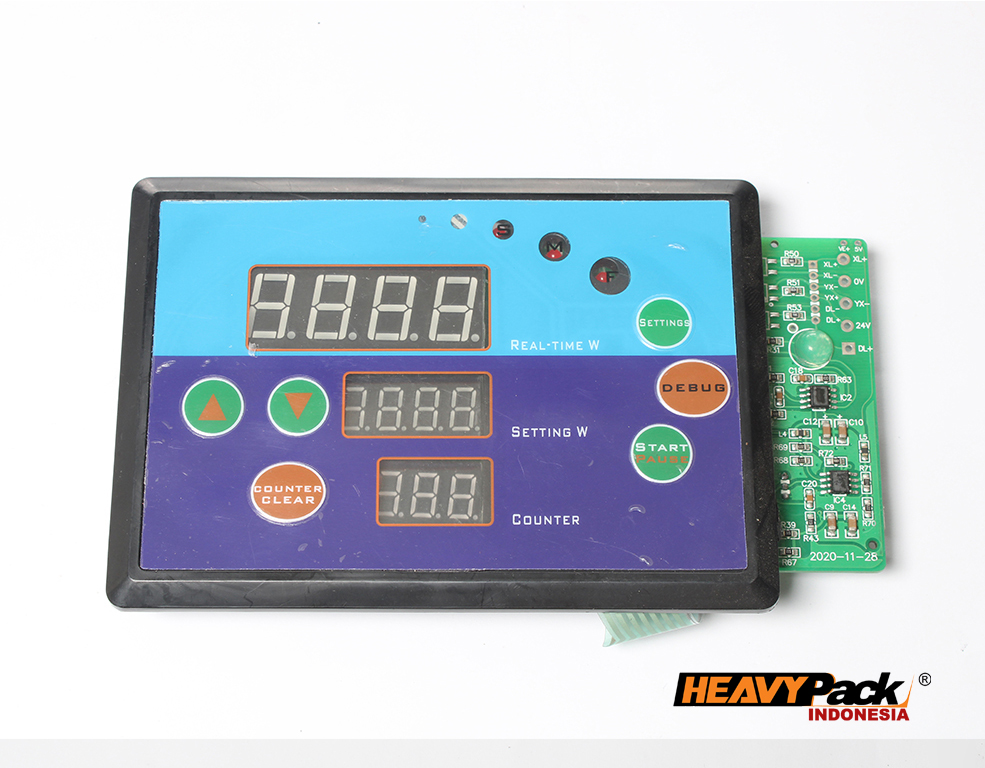Weight Control Panel FZ 600 merupakan suku cadang display control untuk melihat berat aktual dari filling mesin FZ600